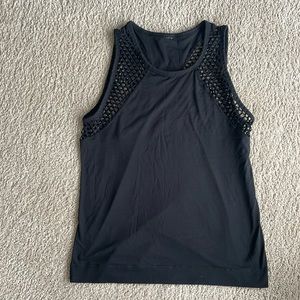 Black athletic tank
